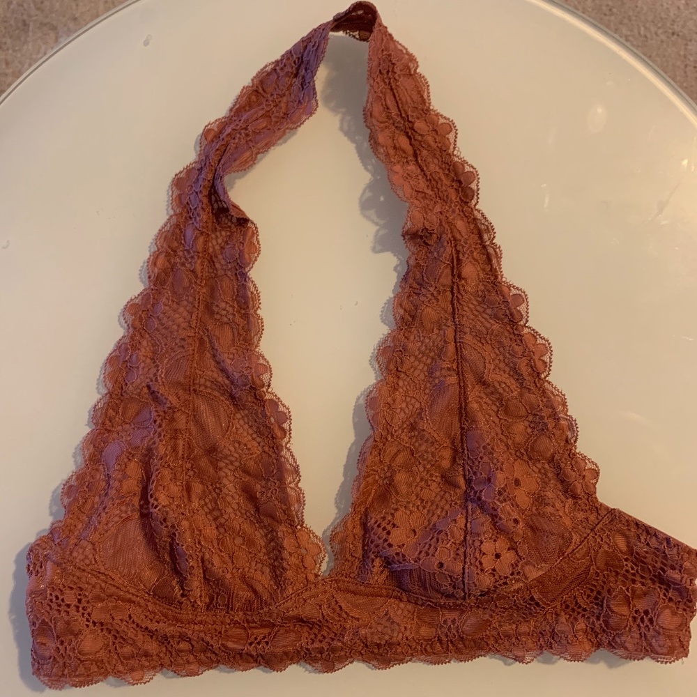Free People burnt orange bralette